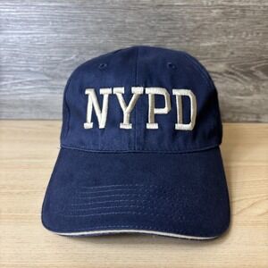 NYPD Hat Cap Strap Back Embroidered New York City Mens North End